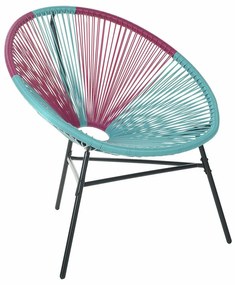 Καρέκλα εξωτερικού χώρου Berwyn 1961, 85x76x76cm, 7 kg, Μαύρο, Τριανταφυλλί, Μπλε, Πλαστικό ψάθινο | Epipla1.gr