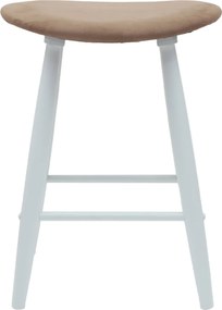 vidaXL Καρέκλες φαγητού 2 pcs Λευκό 46 x 37 x 63 εκ