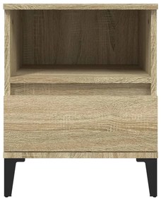 vidaXL Κομοδίνο Sonoma Δρυς 40x35x50 εκ.