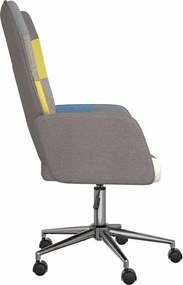 vidaXL Πολυθρόνα Relax Σχέδιο Patchwork Υφασμάτινη