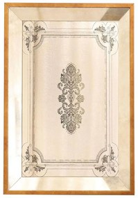 Καθρέπτης Τοίχου MAF118 36x50,5cm Gold Espiel Glass,Polyresin