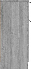 vidaXL Ντουλάπι Γκρι Sonoma 30x30x70 εκ. από Επεξεργασμένο Ξύλο