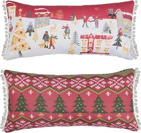 Χριστουγεννιάτικo Μαξιλάρι 2 Όψεων (30x60) Kentia Snow 2628