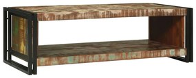 vidaXL Τραπεζάκι σαλονιού 120 x 50 x 38 εκ Μασίφ ανακυκλωμένο ξύλο