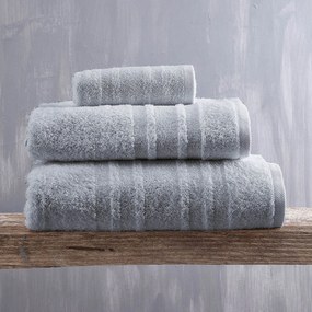 Πετσέτα Προσώπου (50x90) Rythmos Laura 500gsm Γκρι