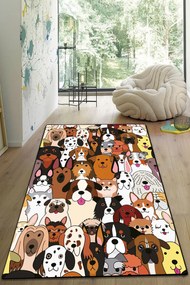 Carpet (80 x 150) Hond Multicolor