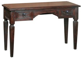 WOODWELL ΕS712CLASSIC Κονσόλα - Γραφείο, 2 Συρτάρια - Ξύλο Sheesham Καρυδί 117x40x76cm ΕS712
