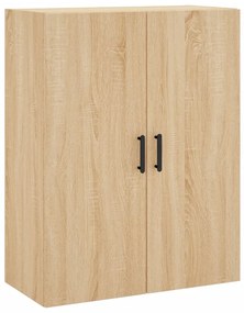 vidaXL Ντουλάπι Sonoma δρυς 69,5 x 34 x 180 εκ. από Επεξεργασμένο Ξύλο