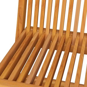 Καρέκλες Κήπου 6 τεμ. από Μασίφ Ξύλο Teak με Μπλε Μαξιλάρια 3065594