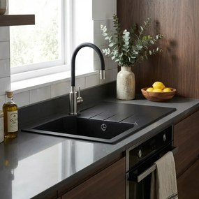 Sanitec Ultra Granite 807 (79x50) - Γρανιτένιος νεροχύτης - Sienna