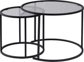 Coffee Table Set Aurum - 60, 42 - Black, Grey Black
Grey