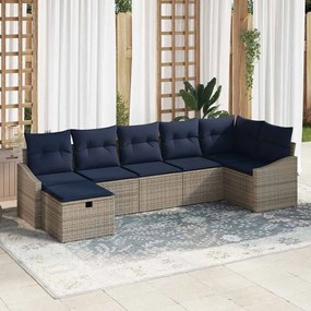 vidaXL Σετ Καναπέ με μαξιλάρι 4 pcs συνθετικό ρατάν