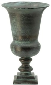 Βάζο Διακοσμητικό Trooggi 44974 23x23x37cm Antique Black Artekko Metal