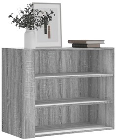 vidaXL Ντουλάπι Τοίχου Γκρι Sonoma 75x35x60 εκ. από Επεξεργασμένο Ξύλο