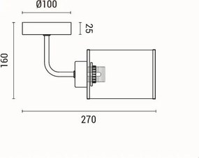 Απλίκα Τοίχου Eurolamp Marbeline 144-24015