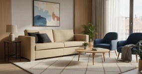 Καναπές Smart  Διθέσιος-120φ 90β εκ.-Sand