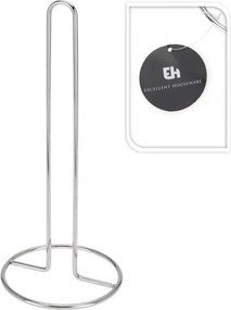 Θήκη ρολού κουζίνας Excellent Houseware - 12.5x32.5cm - Ασημί