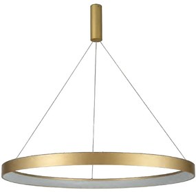Φωτιστικό Οροφής 77-8149 Led 100cm Amaya Gold Mat Homelighting Αλουμίνιο,Ακρυλικό