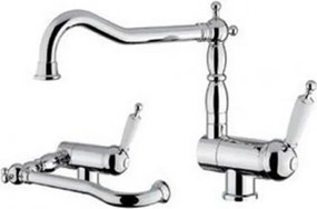 Bugnatese Oxford 7596 Chrome - Μπαταρία Κουζίνας Παραθύρου