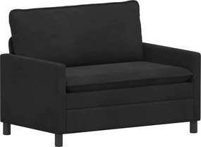 vidaXL Σετ Καναπέ 2 pcs Μαύρο Βελούδο