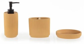 Σαπουνοθήκη Concrete Venice Mustard Δ 13,7x9,7x2,8 - Nef-Nef Homeware