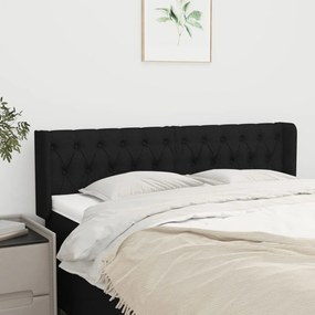 vidaXL Κεφαλάρι με Πτερύγια Μαύρο 163x16x78/88 εκ. Υφασμάτινο