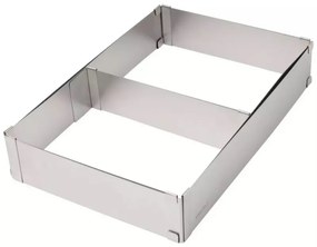 Φόρμα ψησίματος  Kinghoff KH 1907, Ρυθμιζόμενο 27,5-52,4 cm, Ανοξείδωτο, Inox