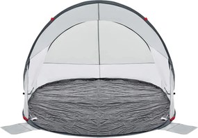 vidaXL Σκηνή Γκρι Pop Up Γαλαζοπράσινη Αδιάβροχη