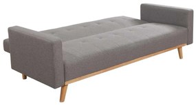 Καναπές Κρεβάτι CARLOS Ύφασμα Αν.Γκρι 200x88x83cm Bed:180x109x40cm