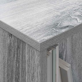 vidaXL Ράφι Περιοδικών Γκρίζο Σονομα 68,5 x 30 x 45 εκ.