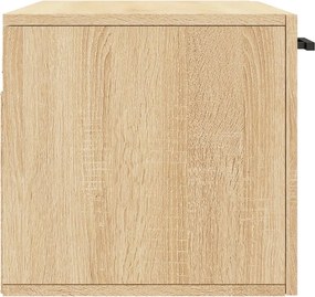 vidaXL Ντουλάπι Τοίχου Sonoma Δρυς 80x36,5x35 εκ. Επεξεργασμένο Ξύλο
