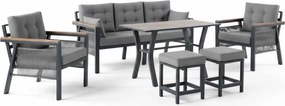 Σετ Κήπου Γκρι FLIDRA 170x60x78