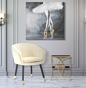 Καρέκλα Μπεζ/Χρυσό PARIS Μπεζ και Χρυσό 58x62x78