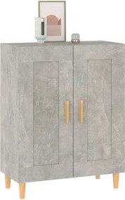 vidaXL Ντουλάπι Γκρι Σκυροδέματος 69,5x34x90 εκ. Επεξεργασμένο Ξύλο