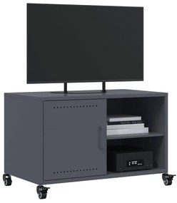 vidaXL Έπιπλο Τηλεόρασης Μαύρο 68x39x43,5 εκ. Χάλυβας