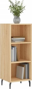 vidaXL Ντουλάπι Sonoma Δρυς 34,5x32,5x90 εκ. από Επεξεργασμένο Ξύλο