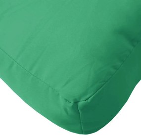 Μαξιλάρι Παλέτας Πράσινο 60 x 60 x 12 εκ. Υφασμάτινο - Πράσινο