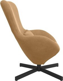vidaXL Κάθισμα-αυγό Καφέ 63 x 73 x 90 εκ Βελούδο