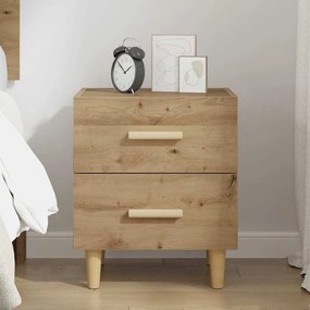 vidaXL Ντουλάπι κρεβατιού με συρτάρι artisan δρυς 40 x 35 x 47.5 εκ