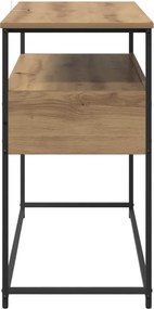 vidaXL Τραπέζι κονσόλας Artisan Oak 100 x 40 x 75 cm