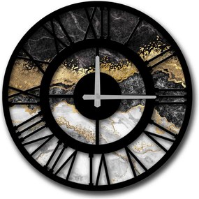 Decorative MDF Clock 5050MS-027 Multicolor