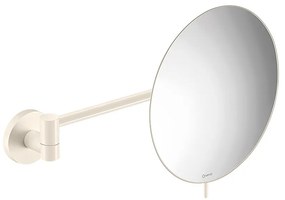 Καθρέπτης Μεγεθυντικός Επιτοίχιος Ø20x31 εκ. Μεγέθυνση x3 Beige Mat Sanco Cosmetic Mirrors MR-705-M102