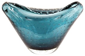Artekko Mayron Διακοσμητικό Βάζο Γυάλινο Μπλε (19.5x18x29)cm Artekko 79956