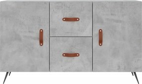 vidaXL Ντουλάπι Γκρι Σκυροδέματος 100 x 36 x 60 εκ. Επεξεργασμένο Ξύλο