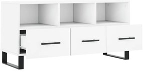 vidaXL Έπιπλο Τηλεόρασης Λευκό 102 x 36 x 50 εκ. από Επεξεργ. Ξύλο