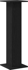 vidaXL Βάσεις Ηχείων 2 pcs Μαύρη Οξυά 30 x 30 x 95 cm