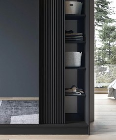 Ντουλάπα συρόμενη Proco III με καθρέπτη