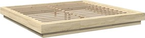 vidaXL Πλαίσιο Κρεβατιού Sonoma Δρυς 200x200 εκ. Επεξεργασμένο Ξύλο