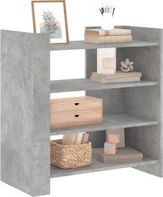 vidaXL Ντουλάπι Γκρι Σκυροδέματος 73,5x35x75 εκ. Επεξεργασμένο Ξύλο