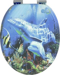 vidaXL Λεκάνη 2 pcs Μπλε 44 x 38 εκ. Πίνακας MDF